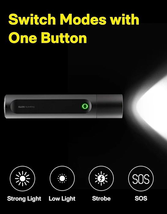 Hoto USB C фенерче водоустойчиво