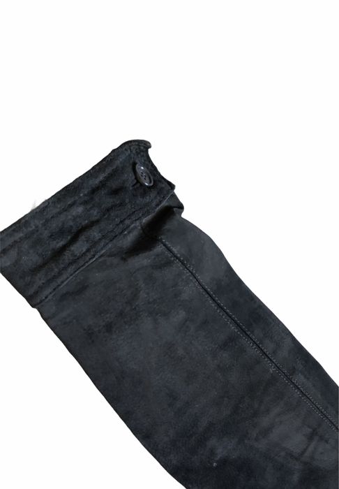 Geaca Piele Naturala Bomber Simplu Casual Barbati | Marime M L (Navy)