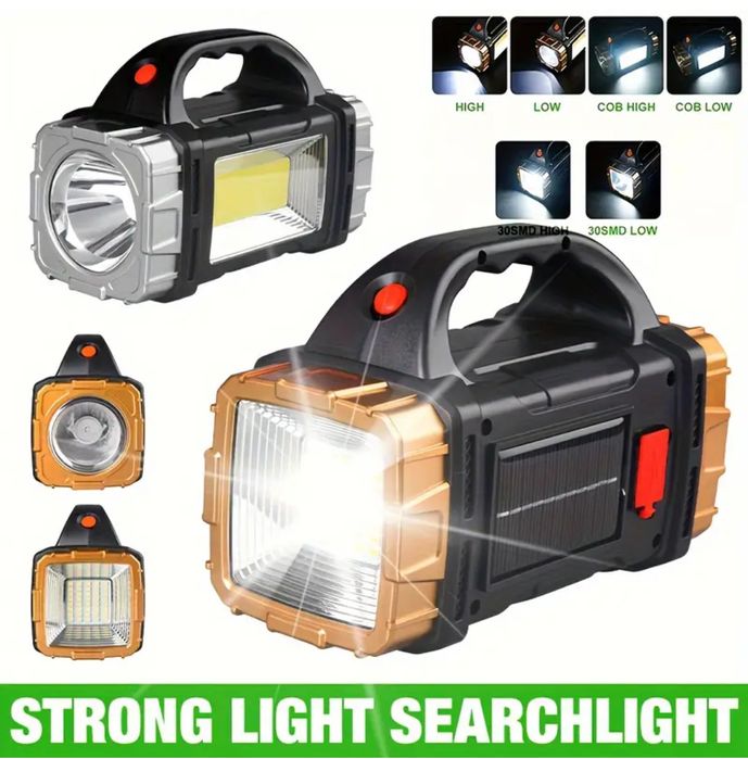 Lanterna Solara Camping Powerbank Reincarcabila USB 1500mah Led Lumina