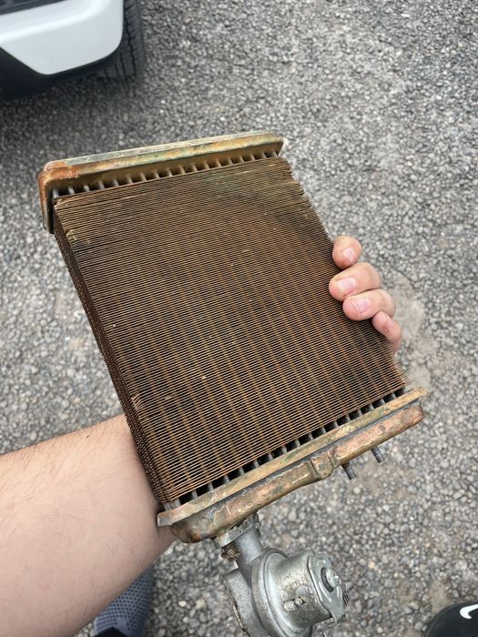 Медный 2х рядный радиатор классика