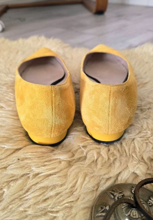 Balerini piele intoarsa EVA MINGE 40