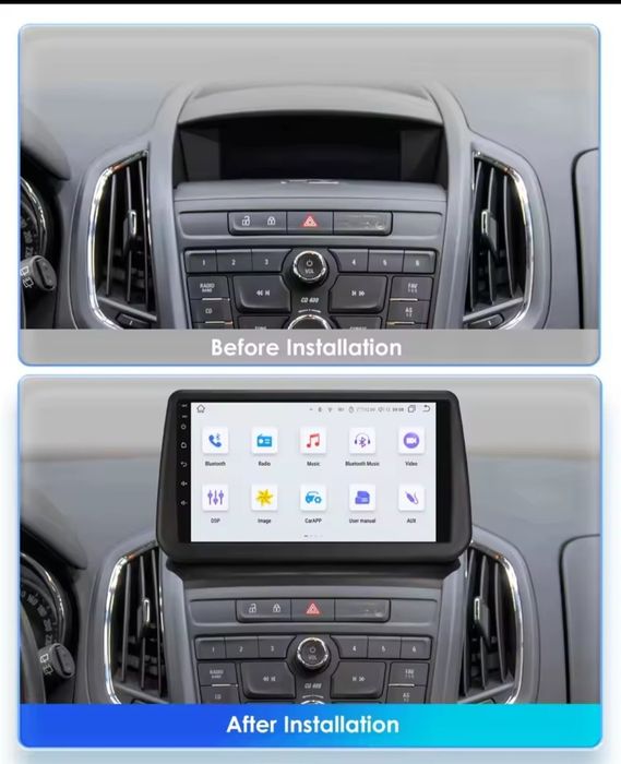 Navigatie android Opel Zafira Waze YouTube Carplay