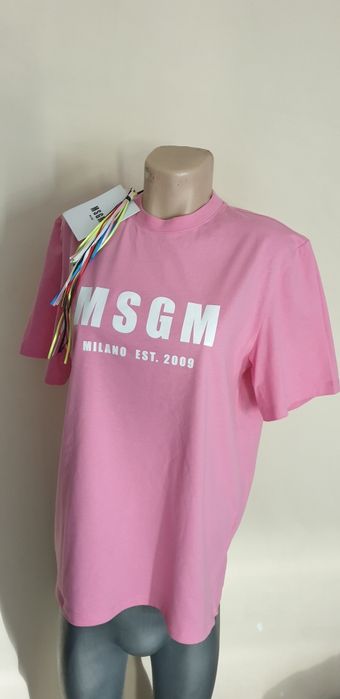 MSGM Milano  Oversize Cotton / XS НОВО! ОРИГИНАЛ! Дамска Tениска!