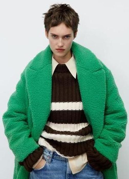 Шубка тедди Zara