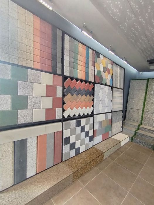 БРУСЧАТКИ Каменный ковёр Травертин Гранит