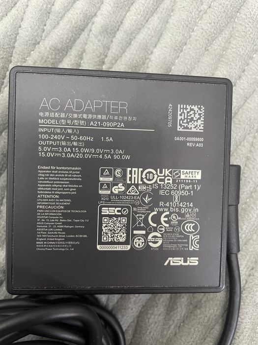 оригинальный блок питания от ASUS