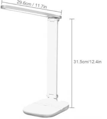 Настолна нощна USB LED лампа с регулиране на светлината и поставка
