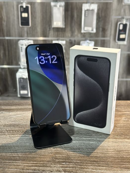 iPhone 15 Pro Black Titanium 256GB 87% SH 12 Luni Garantie