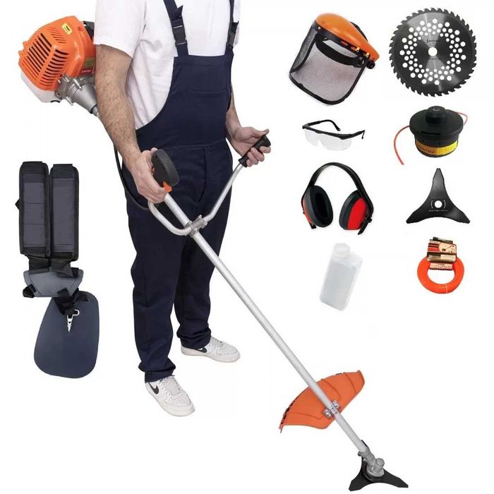 Motocoasa Puternica - 5CP pentru Gradina cu 8 Accesorii