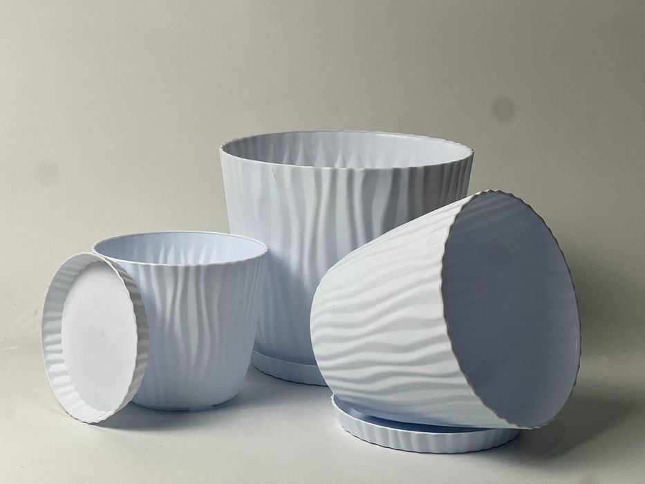 Цветочный горшок «ВЕСНА» — 0,5 / 1 / 2 / 4 / 10 литров