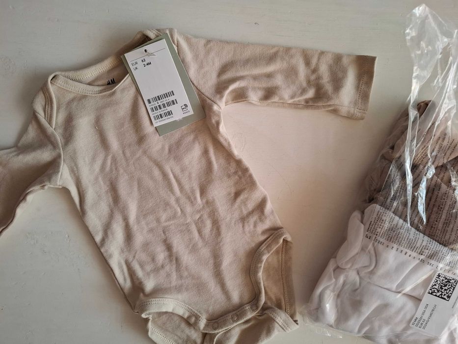 Боди дълъг ръкав 2-4 H&M