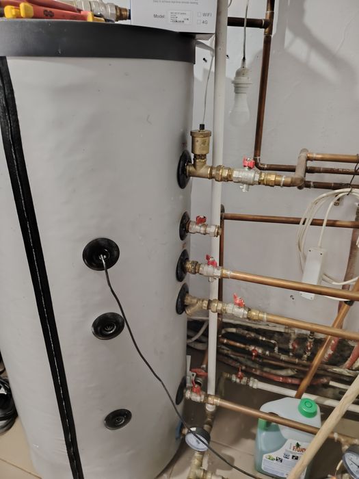 Boiler cu 2 serpentine de 200 litri