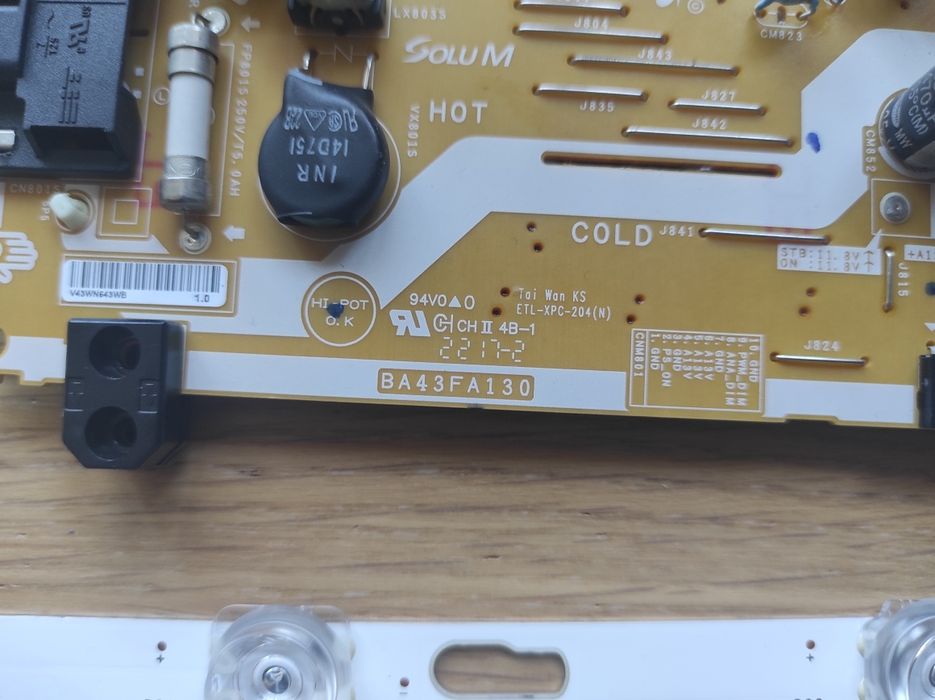 Захранваща платка ТВ Samsung