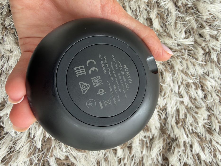 Încărcător wireless Huawei CP60 original, Qi, Fast Charge 15W