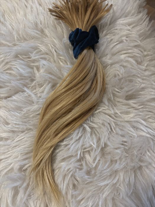 Кератинови кичури славянска коса