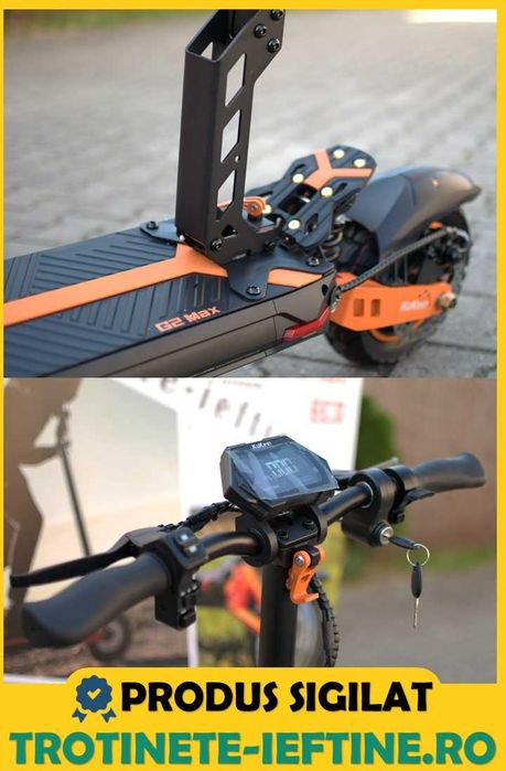 Trotineta Electrica KuKirin Anvelope Off-road, Sigilata in Cutie