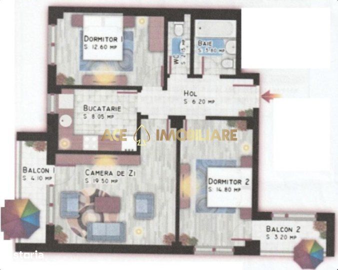 3 Camere de inchiriat | Titan | Centrala | Loc de parcare |