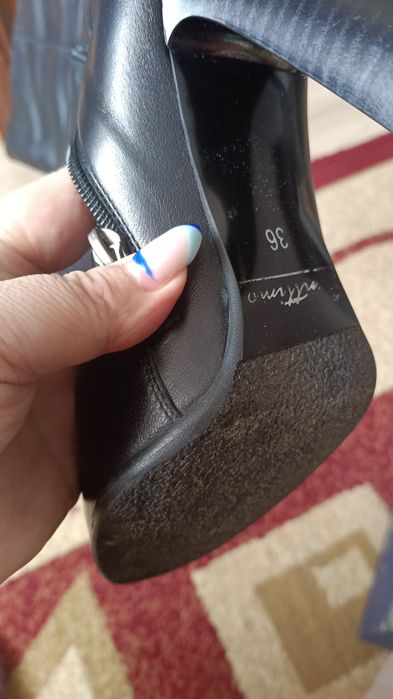 Продам сапоги осенние кожа