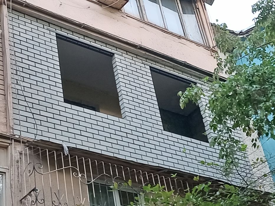 Кладка кирпича на балкон. Arzon Qulay Tez hamyonbop va Sifatli...24/7