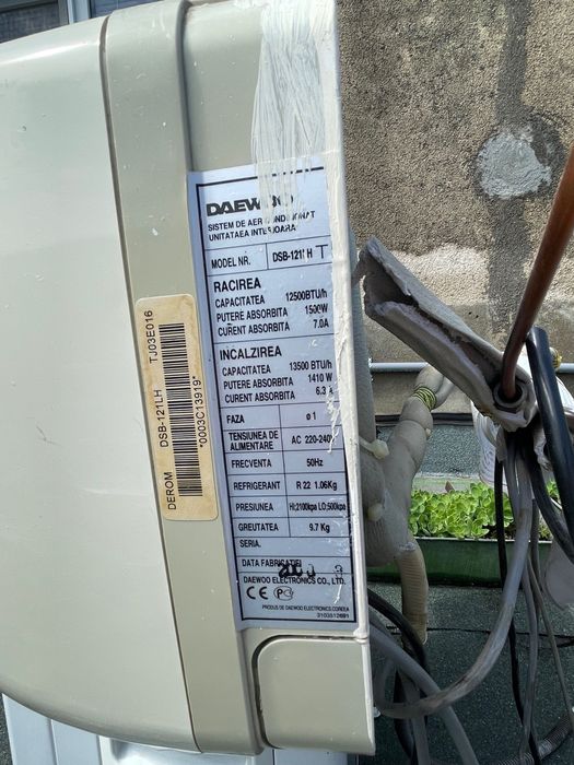 Aer conditionat Daewoo 12500 BTU