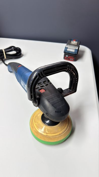 Mașină/flex electrică de lustruit/polișat/polish BOSCH PROFESSIONAL GPO 14 CE,stare foarte bună, burete inclus