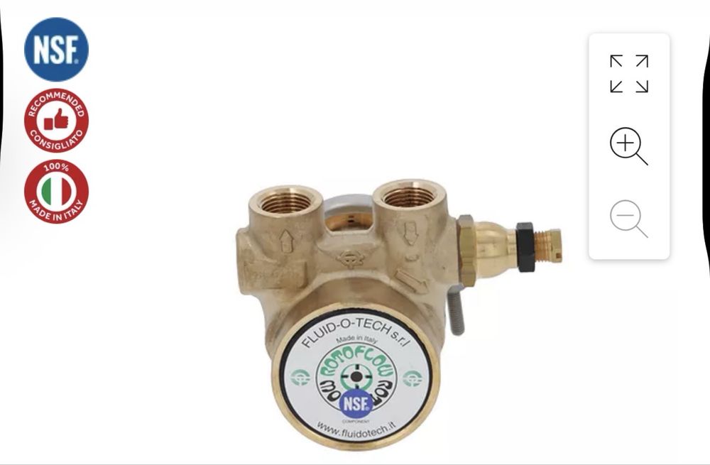 Насос помпа Fluid-o-Tech Rotoflow для кофемашины Made in Italy