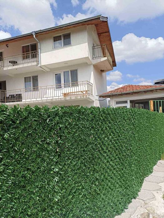 Ограда от ламели, 3D пана, ограда имитация на трева