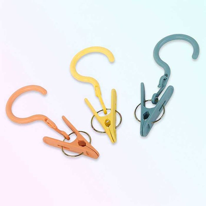 Щипка за пране с кука – комплект 3 броя