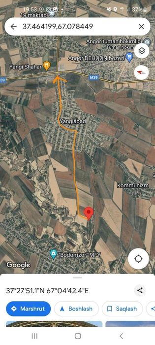 Yer uchaska sotiladi 3.75 gektar