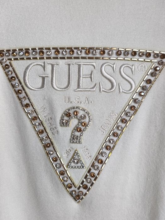 Блуза Guess в цвят екрю