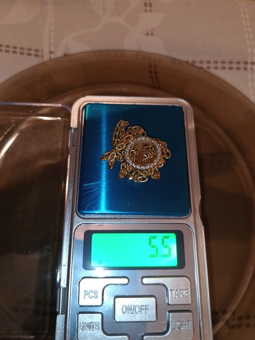Lanț cu pandantiv, aur, 5.5 gr