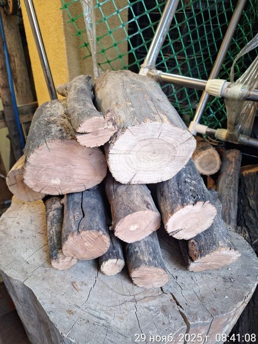 Сухие  дрова карагача и яблони