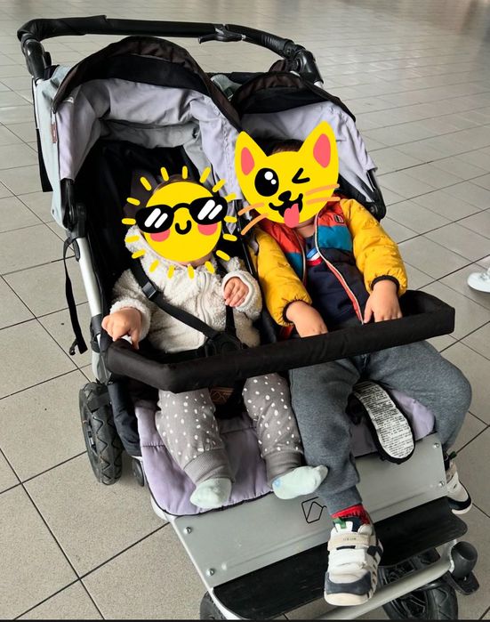 Количка за близнаци или за породени деца Mountain buggy