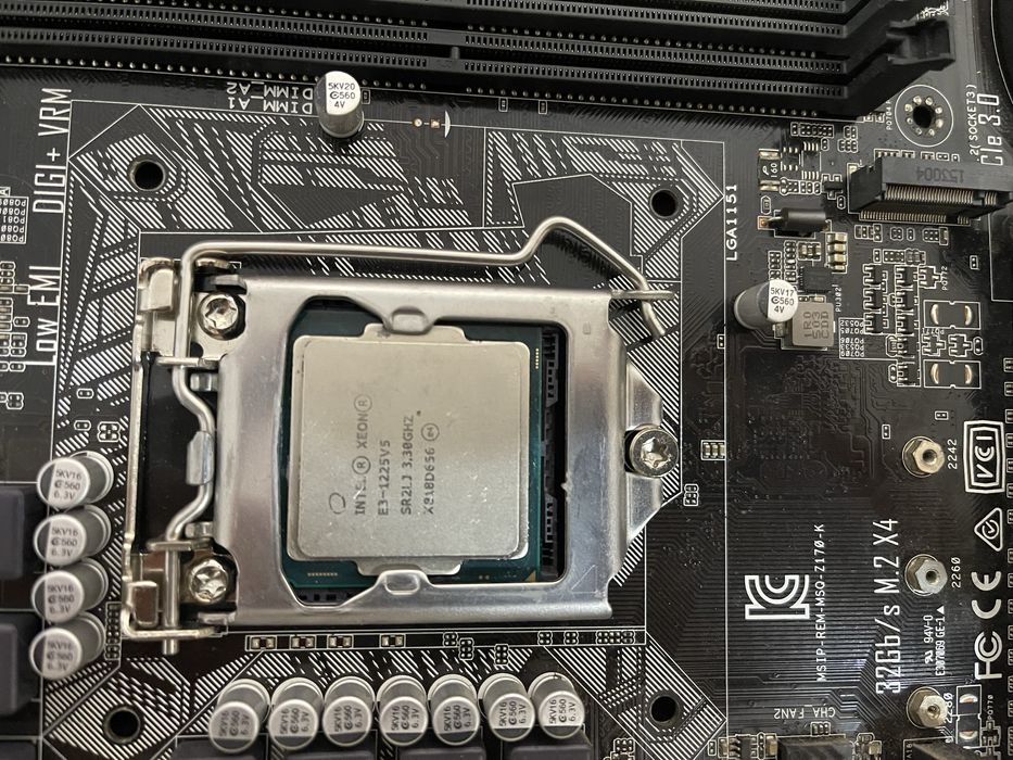 Kit Placa de Baza Asus Z170-K + Intel core I5 7400 3.0 Ghz socket 1151