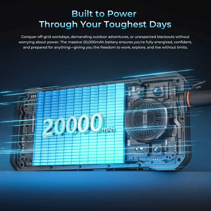 OUKITEL WP61 Plus 5G 6.78", 12GB/512GB, 108MP, 20000mAh, Walkie-Talkie