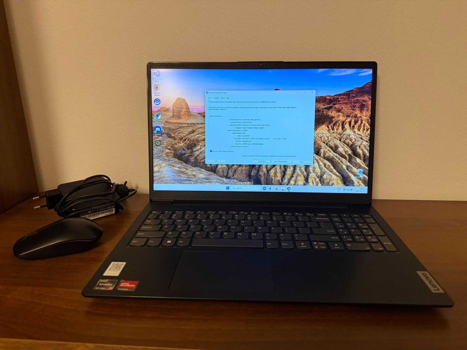 Lenovo Ryzen 7 5700U 16GB RAM SSD 512 Laptop Business Rapid + Win 11