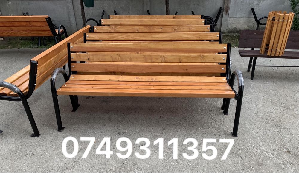 Banca parc fara spatar/spatar stradala de odhina