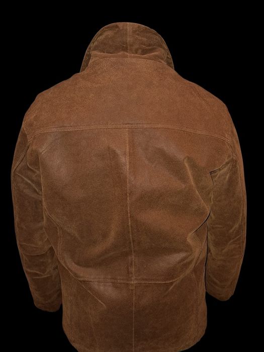 Geaca barbati .Piele întoarsa cu blana interior