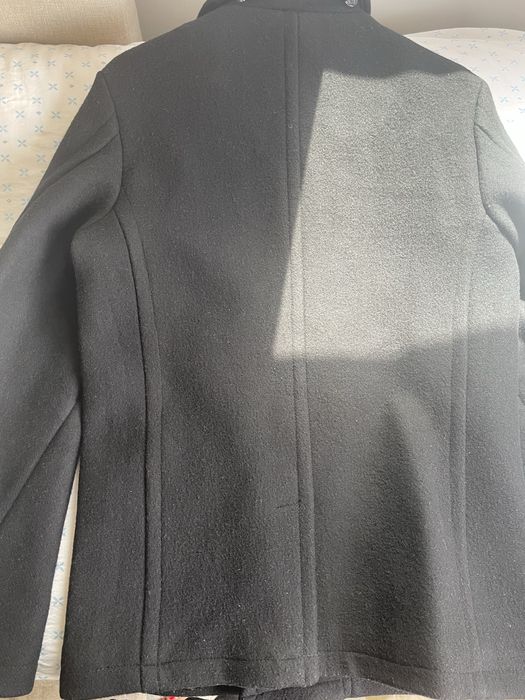 Вълнено палто SUPERDRY