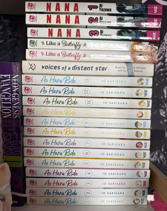 манга Nana, Ao Haru Ride, Like a Butterfly, Neon Genesis Evangelion