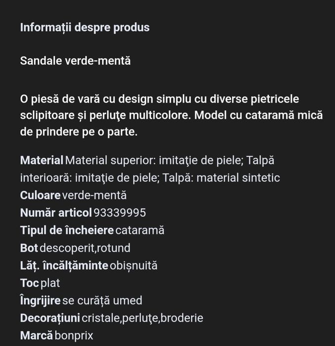Sandale dama  36