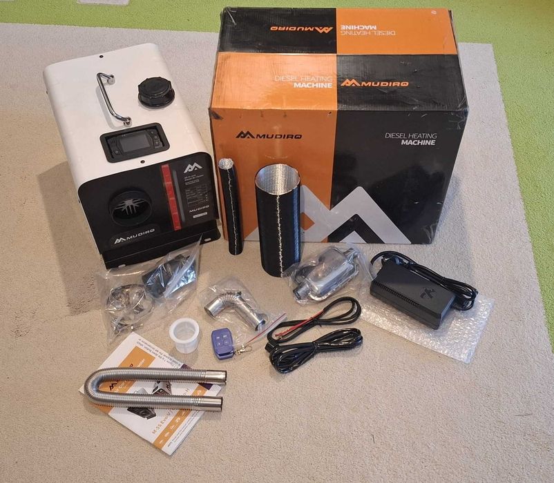 Tun caldura Premium Mudiro 8 kW ,Termostat Mobil,Bluetooth,Senzor CO