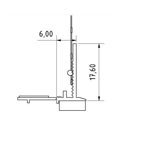 Coltar de Legatura Usi si Ferestre 9mm 2.4m; Profil fereastra cu plasa