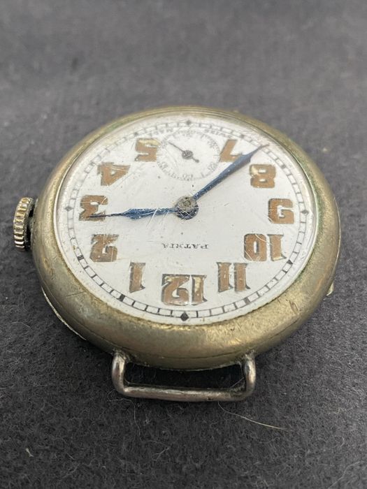 PATRIA / OMEGA Ceas Militar-Military Trench WWI Swiss