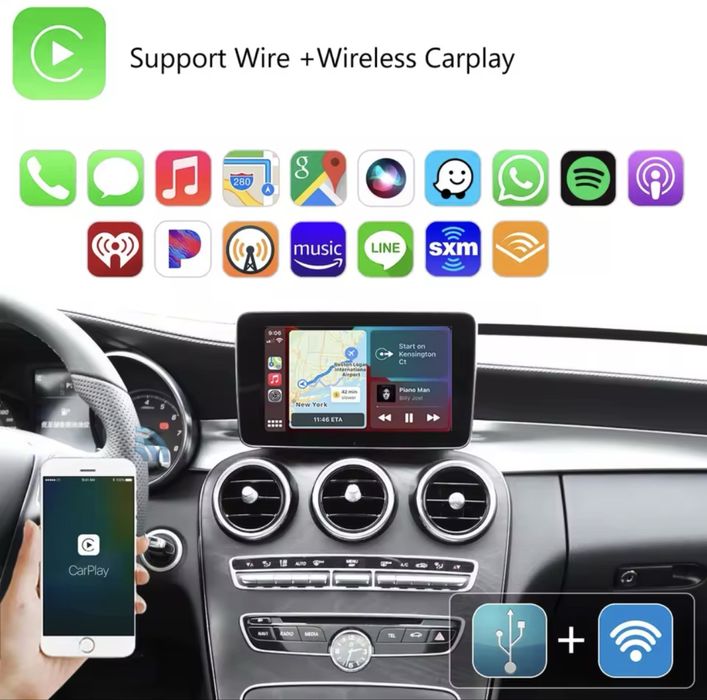 Wireless Carplay/Android Auto модул за Mercedes-Benz