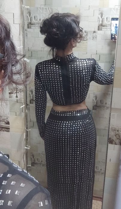 Шикарное платье двойка 46-48р