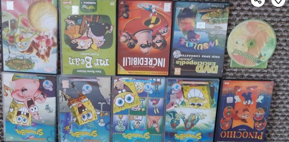 Dvd cu desene și muzica