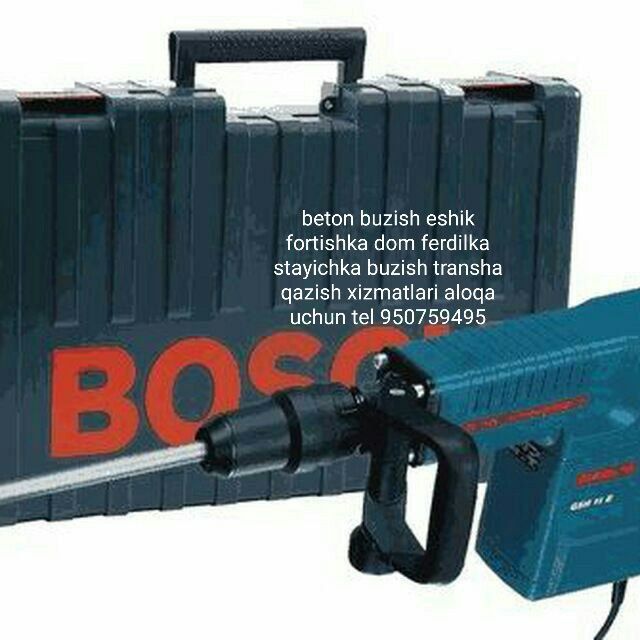 Beton buzish  Kesish Teshish xizmati