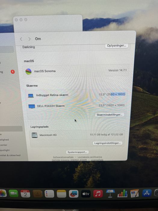 Laptop MacBook Air Late 2018 ; i5 ; 8 GB RAM