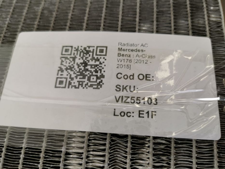 Радиатор за климатик Мерцедес-Бенц А-Клас / Mercedes-Benz A-Class W176